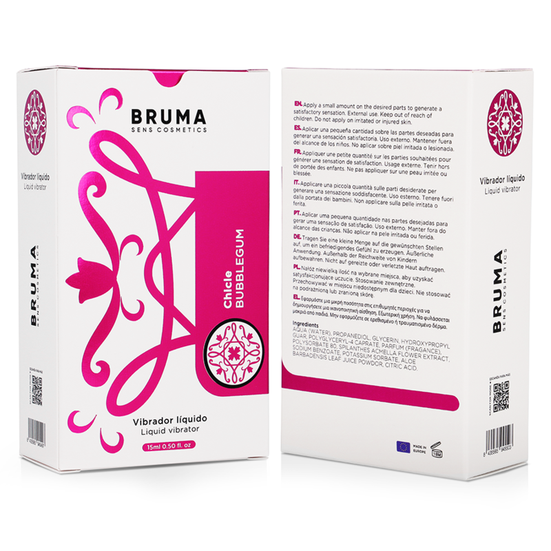 Bruma - Liquid Vibrator Ultra Sliding Bubblegum 15 Ml BRUMA - LIQUID VIBRATOR ULTRA SLIDING BUBBLEGUM 15 ML