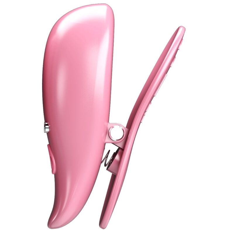 Pretty Love - Leaf Vibrating Nipple Clamps Pink PRETTY LOVE - LEAF VIBRATING NIPPLE CLAMPS PINK
