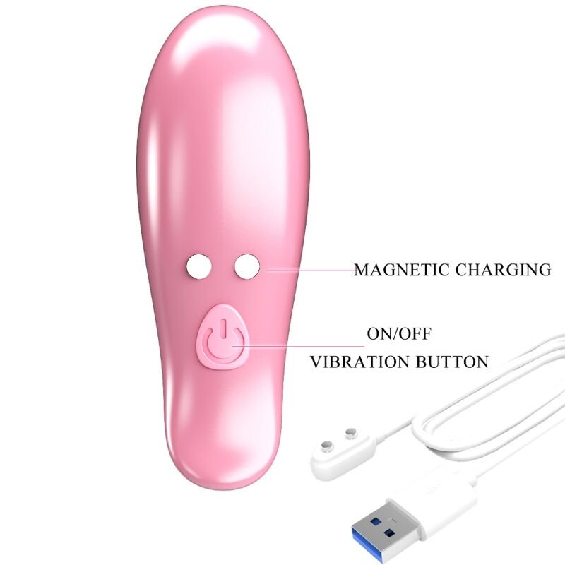Pretty Love - Leaf Vibrating Nipple Clamps Pink PRETTY LOVE - LEAF VIBRATING NIPPLE CLAMPS PINK
