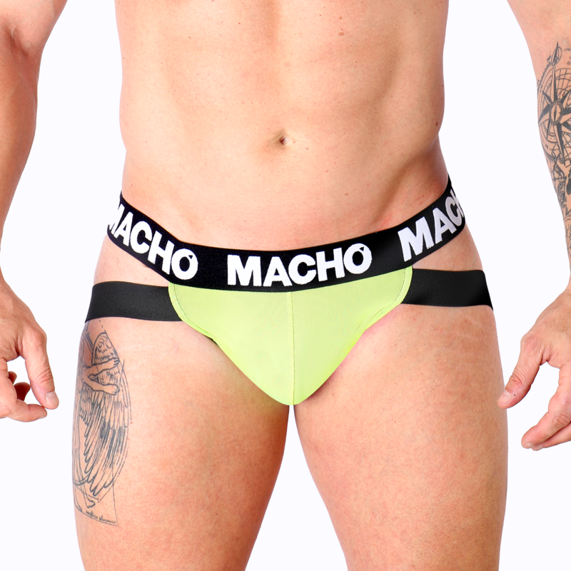 Buy Macho - Mx28fa Jock Yellow S MACHO - MX28FA JOCK YELLOW S MACHO UNDERWEAR
