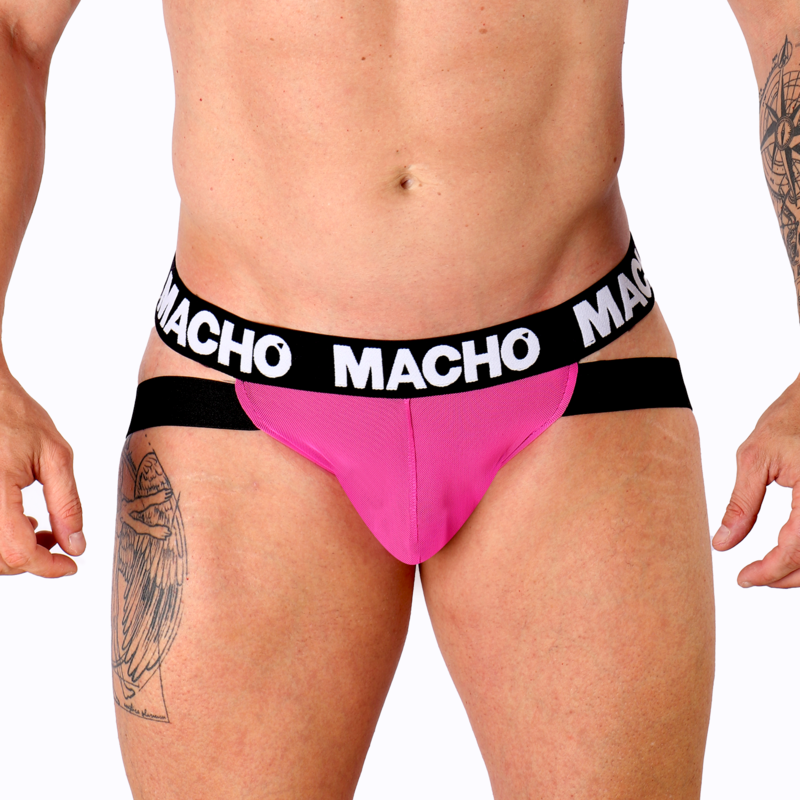 Buy Macho - Mx28fr Jock Pink Neon L MACHO - MX28FR JOCK PINK NEON L MACHO UNDERWEAR