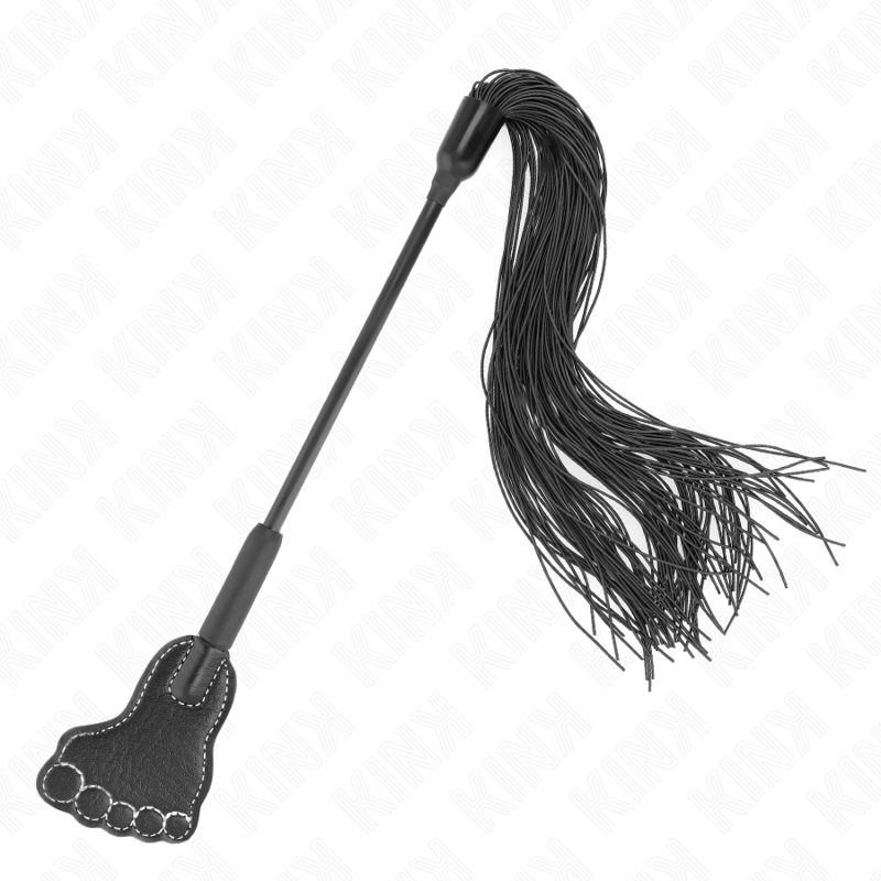 Buy Kink - Foot Shaped Paddle With Tassel Whip 31 Cm KINK - FOOT SHAPED PADDLE WITH TASSEL WHIP 31 CM KINK IMPACT & TOUCH