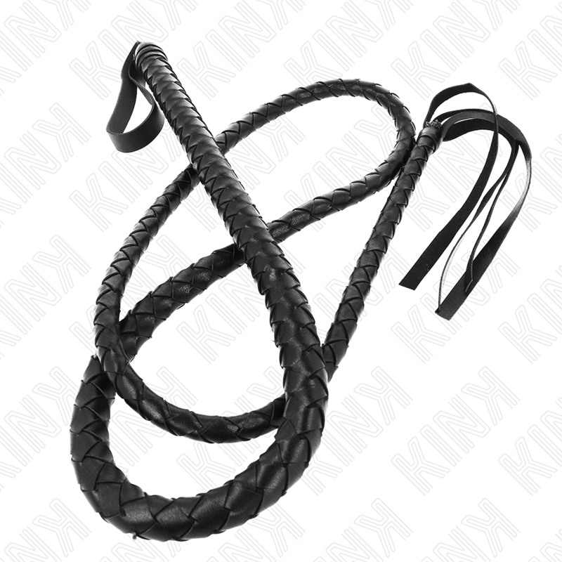 Kink - Long Black Snake Whip 210 Cm KINK - LONG BLACK SNAKE WHIP 210 CM