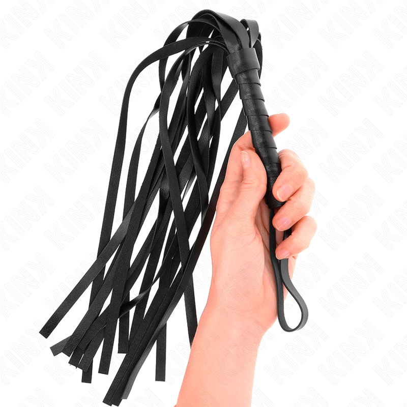 Kink - Simple Black Whip 45 Cm KINK - SIMPLE BLACK WHIP 45 CM