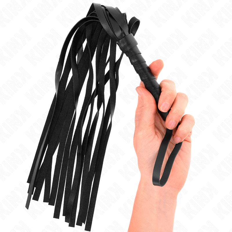 Kink - Simple Black Whip 45 Cm KINK - SIMPLE BLACK WHIP 45 CM
