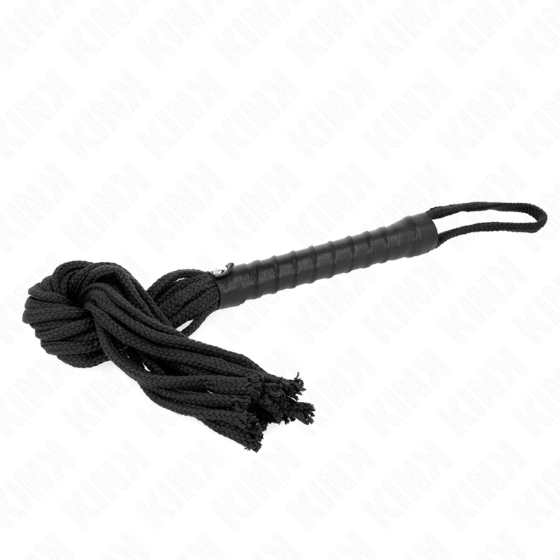 KINK - BLACK ROPE WHIP 56 CM KINK IMPACT & TOUCH
