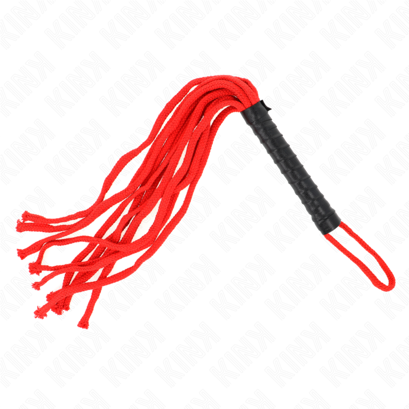 KINK - ROJO ROPE WHIP 56 CM KINK IMPACT & TOUCH