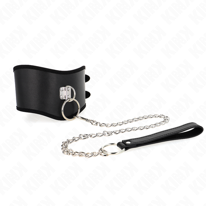 KINK - NECKLACE 65 CM WITH WIDE STRAP ADJUSTABLE 40-55 CM X 10 CM KINK COLLAR & GAG