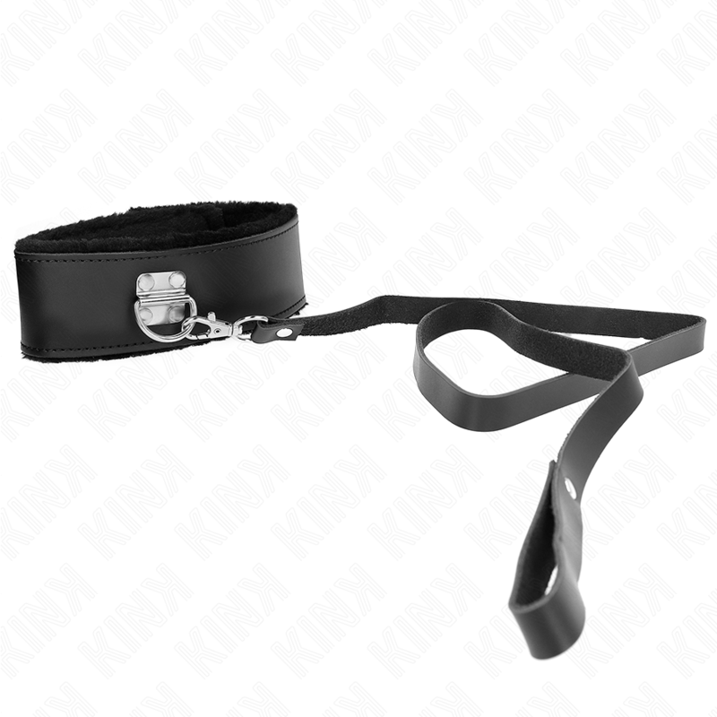 Kink - Necklace With Belt 116 Cm With Black Leather Strap Adjustable 40-48 Cm X 6 Cm KINK - NECKLACE WITH BELT 116 CM WITH BLACK LEATHER STRAP ADJUSTABLE 40-48 CM X 6 CM