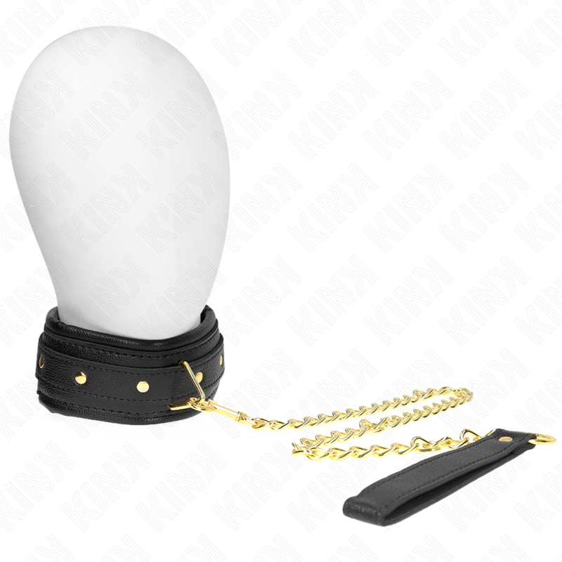 KINK - NECKLACE WITH SPONGE IMITATION LEATHER STRAP MODEL 1 ADJUSTABLE 37-54 CM X 3 CM KINK COLLAR & GAG