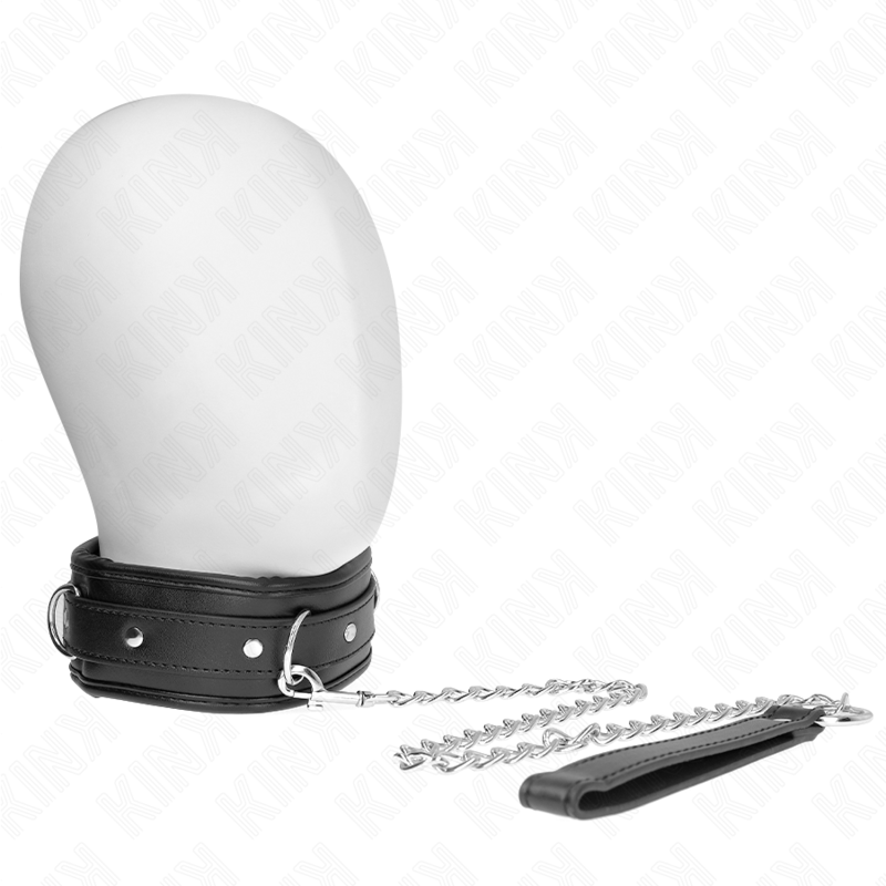 KINK - NECKLACE WITH SPONGE IMITATION LEATHER STRAP MODEL 3 ADJUSTABLE 37-54 CM X 3 CM KINK COLLAR & GAG