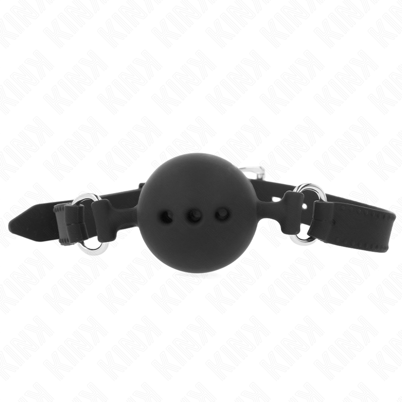 Buy Kink - Full Silicone Gag 55 X 2 Cm With 4.5 Cm Ball Size M Black Adjustable 35-51 Cm KINK - FULL SILICONE GAG 55 x 2 CM WITH 4.5 CM BALL SIZE M BLACK ADJUSTABLE 35-51 CM KINK COLLAR & GAG