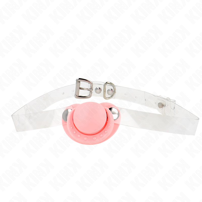 Buy Kink - Pink Pacifier Shaped Gag 5.5 X 4 Cm Adjustable 43-60 Cm Kink - Pink Pacifier Shaped Gag 5.5 X 4 Cm Adjustable 43-60 Cm