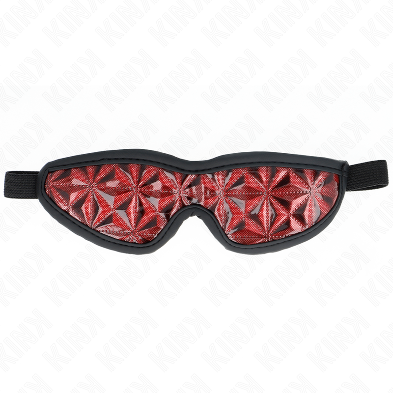 KINK - RED DIAMOND PATTERN HEADBAND 20.5 x 6 CM KINK MASKED ALLURE
