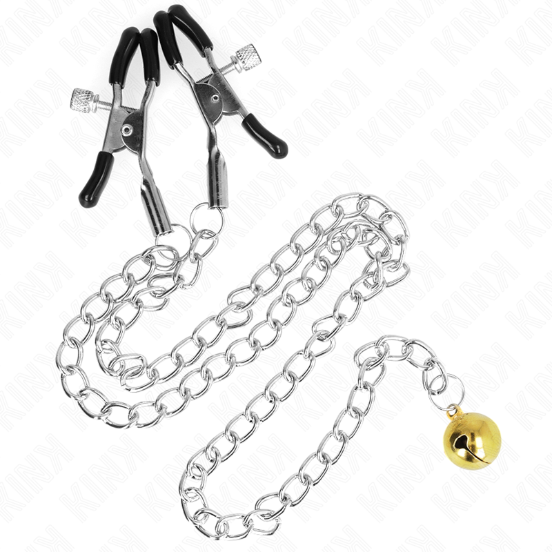 KINK - CHAIN NIPPLE CLAMPS WITH BELL 30 CM KINK NIPPLE GRIP