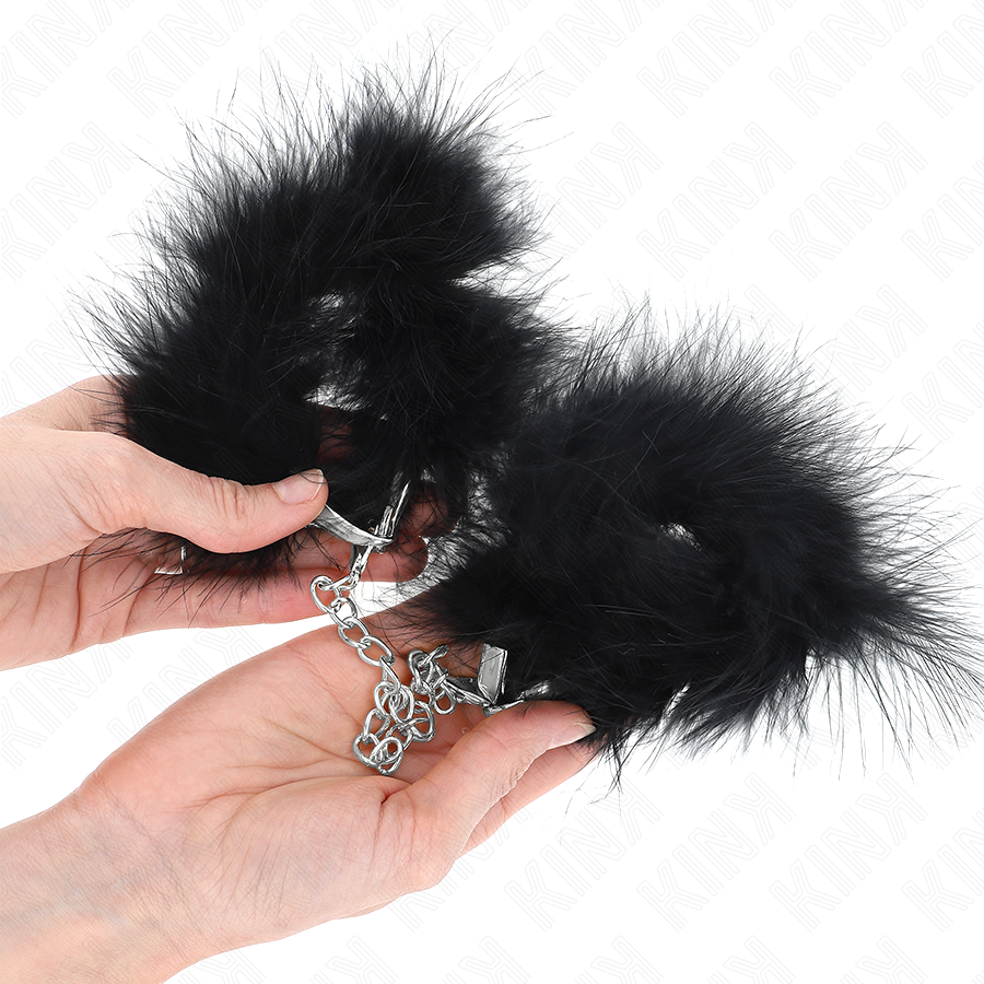 Kink - Mini Feather Hand Cuffs KINK - MINI FEATHER HAND CUFFS