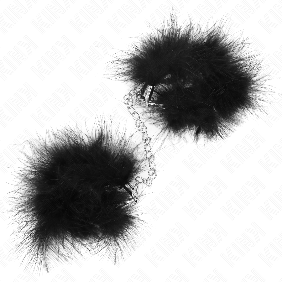 Kink - Mini Feather Hand Cuffs KINK - MINI FEATHER HAND CUFFS