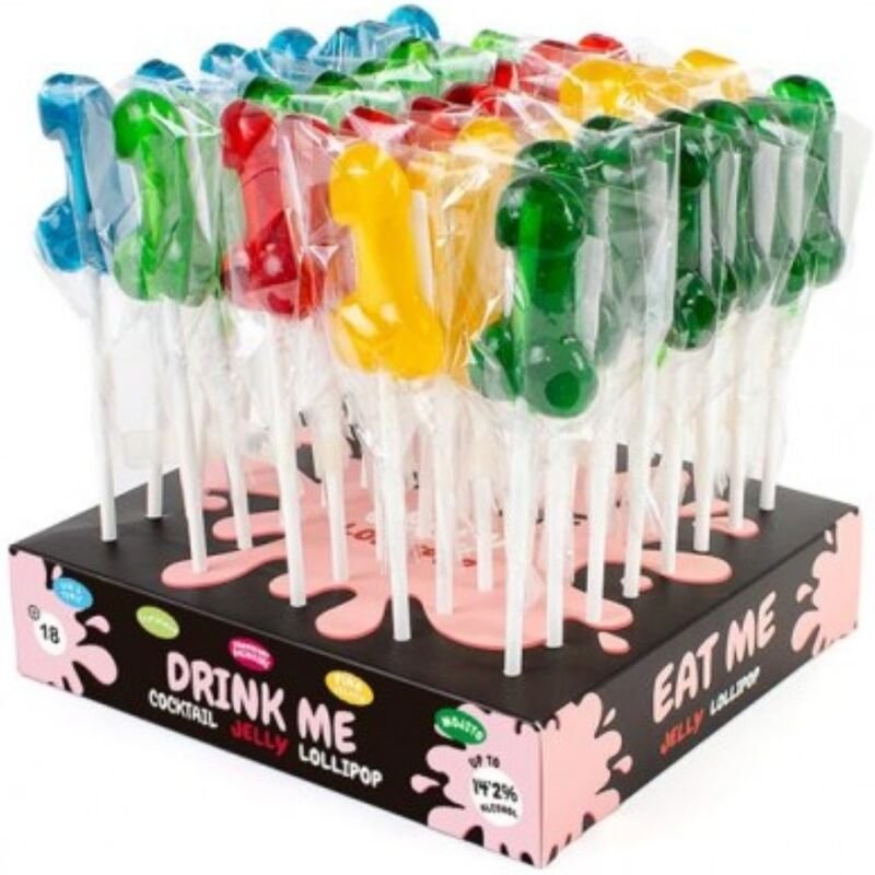 Buy Secretplay - Display Assortment Penis Lollipops With Alcohol 40 Units