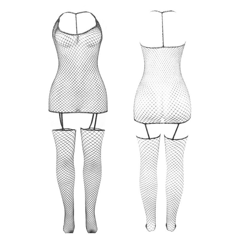 Subblime - 951955 Shiny Fishnet Bodystocking One Size SUBBLIME - 951955 SHINY FISHNET BODYSTOCKING ONE SIZE