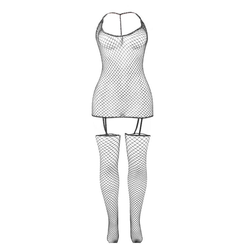 Subblime - 951955 Shiny Fishnet Bodystocking One Size SUBBLIME - 951955 SHINY FISHNET BODYSTOCKING ONE SIZE