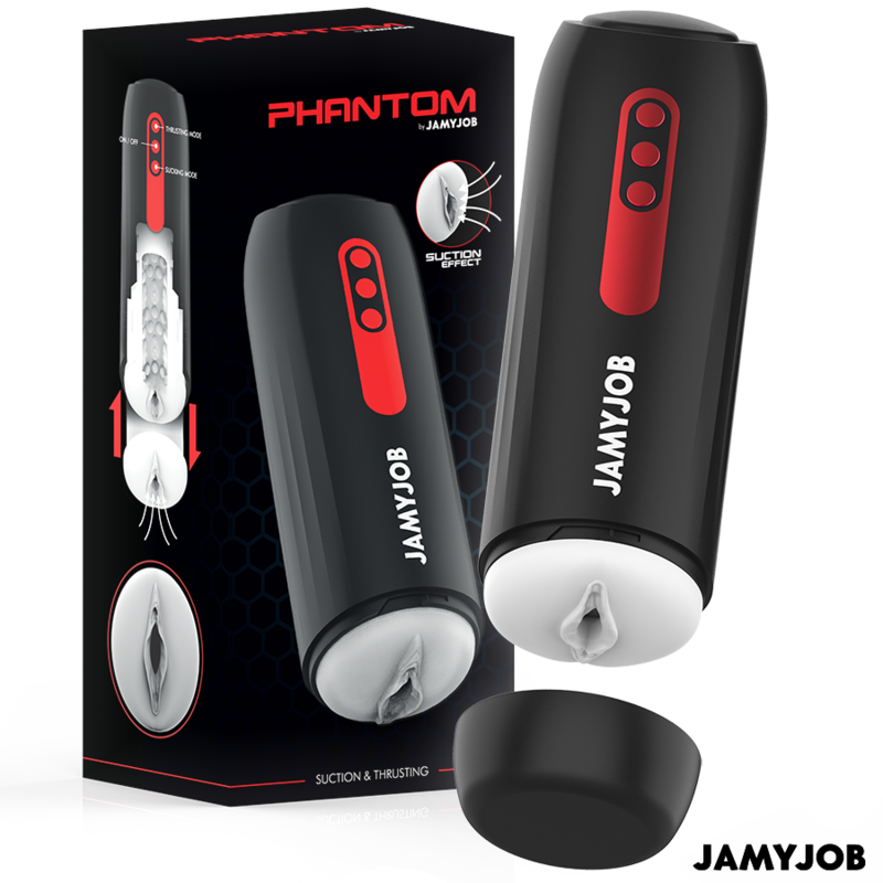 Buy Jamyjob - Phantom Automatic Vagina Masturbator 5 Modes Stimulating Waves And Thrust