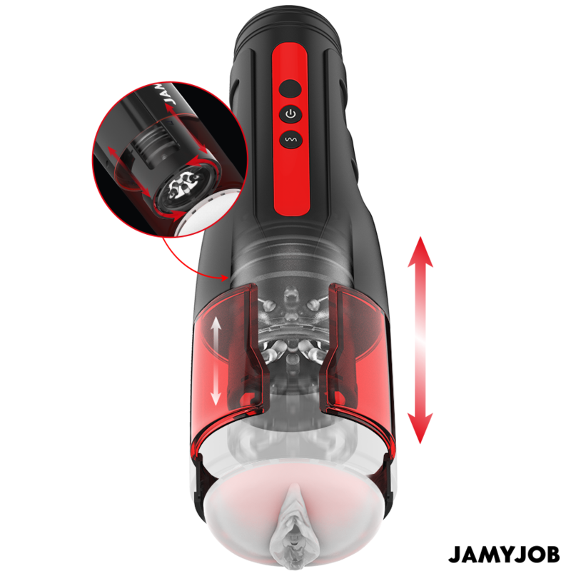Jamyjob - Cyclone Automatic Vagina Masturbator 10 Rotation And Thrust Modes JAMYJOB - CYCLONE AUTOMATIC VAGINA MASTURBATOR 10 ROTATION AND THRUST MODES