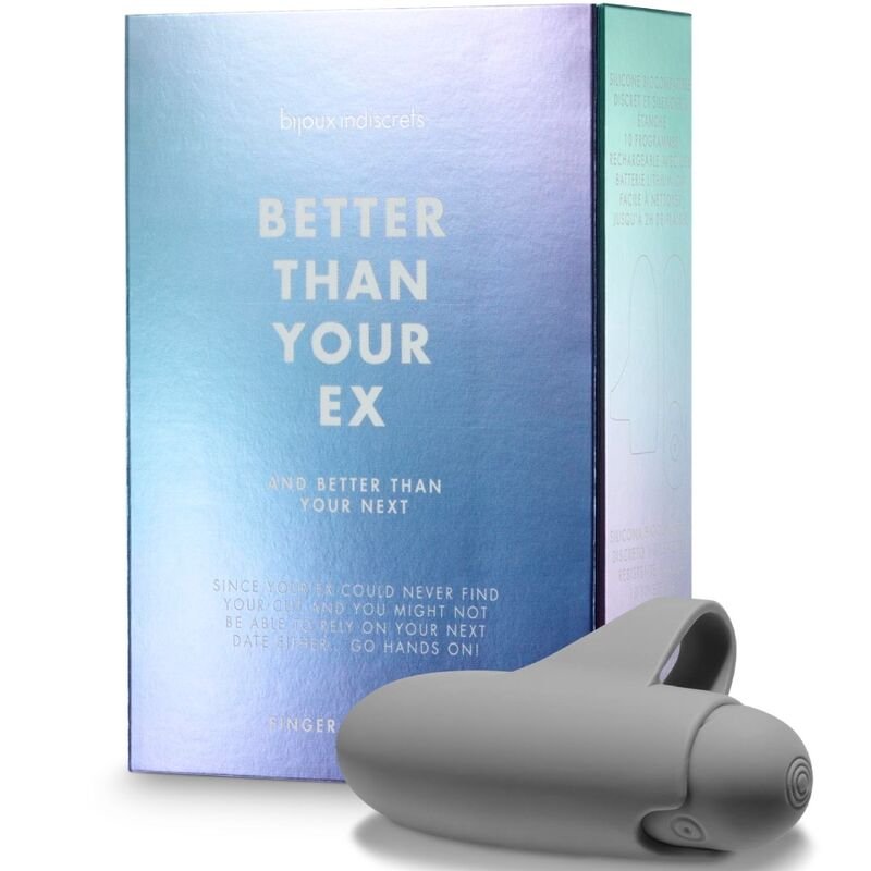 Bijoux - Better Than Your Ex Vibrator Bullet 10 Vibrations Grey BIJOUX - BETTER THAN YOUR EX VIBRATOR BULLET 10 VIBRATIONS GREY