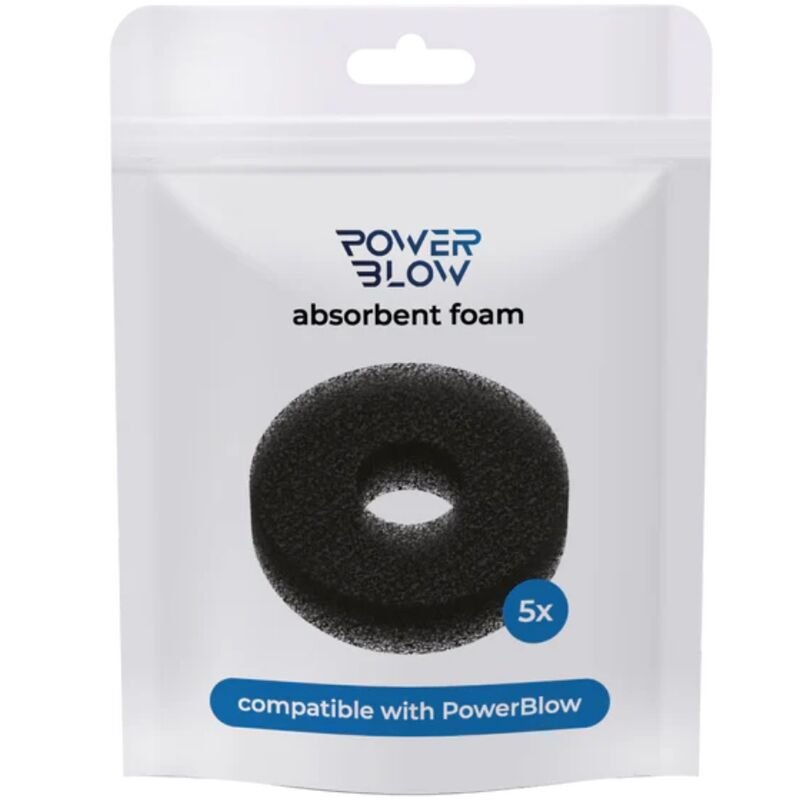 Kiiroo - Power Blow Absorbent Foam 5 Pack KIIROO - POWER BLOW ABSORBENT FOAM 5 PACK