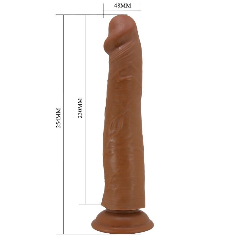 Pretty Love - Sharife Realistic Dildo 25 Cm Brown PRETTY LOVE - SHARIFE REALISTIC DILDO 25 CM BROWN