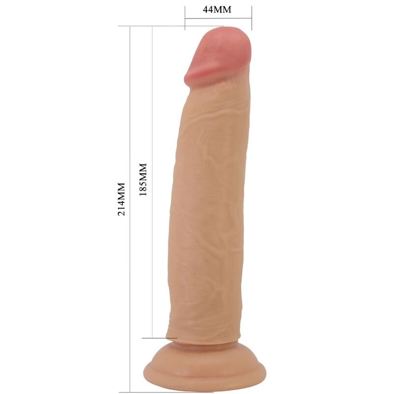 Pretty Love - Keon Realistic Dildo 21 Cm Flesh PRETTY LOVE - KEON REALISTIC DILDO 21 CM FLESH