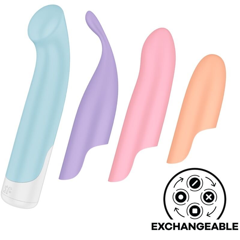 SATISFYER - PLAYFUL FOUR SET VIBRATORS 4 IN 1 + POWER BULLET SATISFYER VIBRATOR