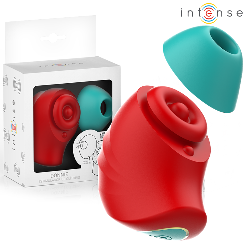 INTENSE - DONNIE CLITORAL STIMULATOR RED/GREEN INTENSE FUN