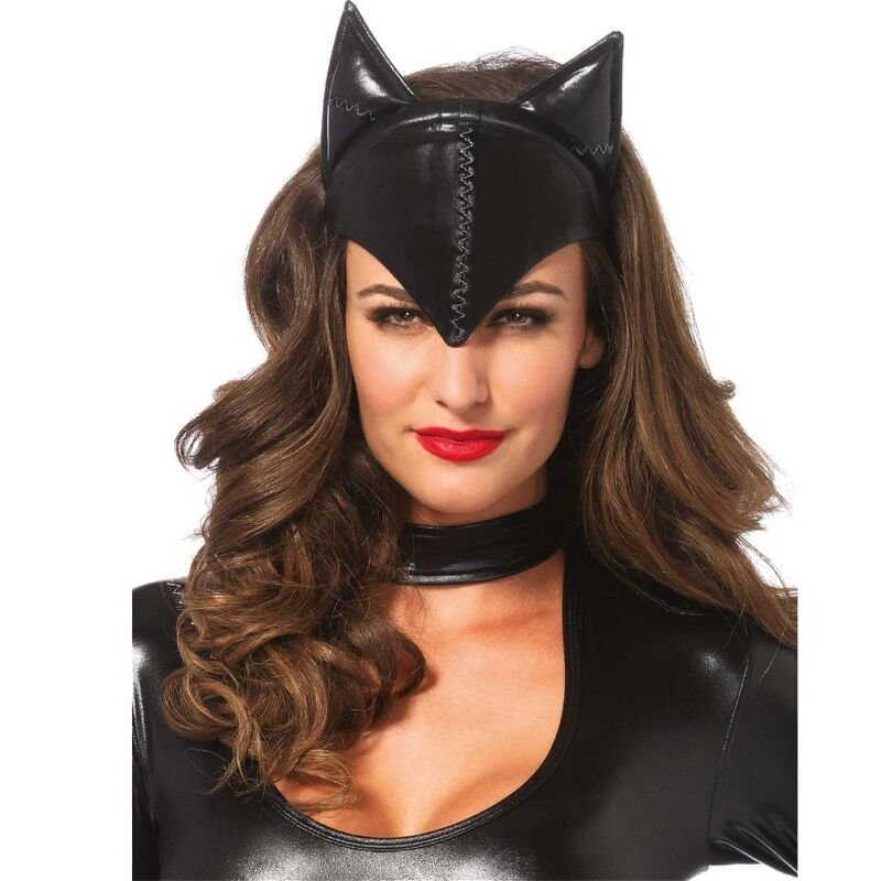 LEG AVENUE - CAT WOMAN MASK BLACK LEG AVENUE ACCESSORIES