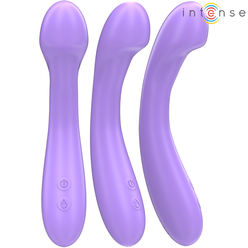 Intense - Becky Vibrator 19 Cm Heatable 7 Vibrations Purple INTENSE - BECKY VIBRATOR 19 CM HEATABLE 7 VIBRATIONS PURPLE