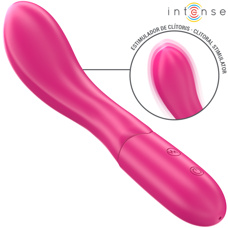 Buy Intense - Lisette Vibrator 19 Cm Flexible 10 Vibrations Pink