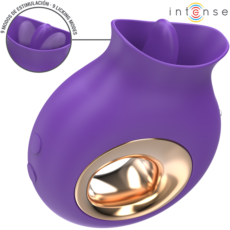 Buy Intense - Tuli Clitoris Stimulator 9 Vibrations & 9 Oscillations Purple