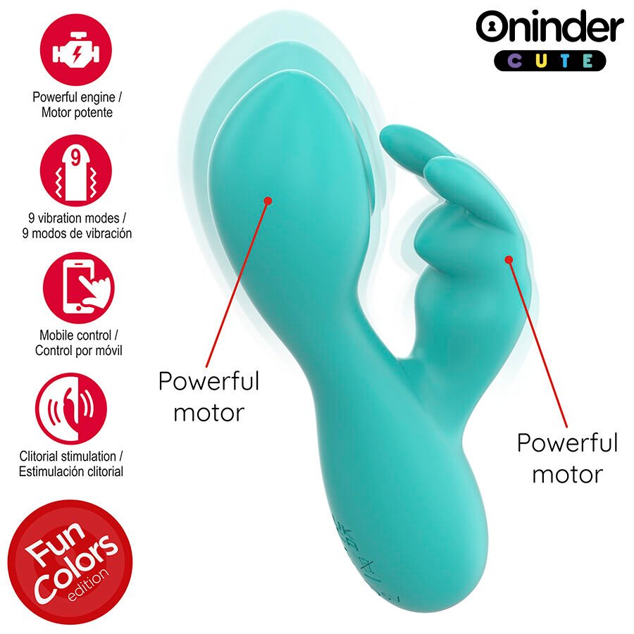 Oninder Cute - Love Bunny G-spot Clitoral Vibrator - Free Worldwide App ONINDER CUTE - LOVE BUNNY G-SPOT CLITORAL VIBRATOR - FREE WORLDWIDE APP