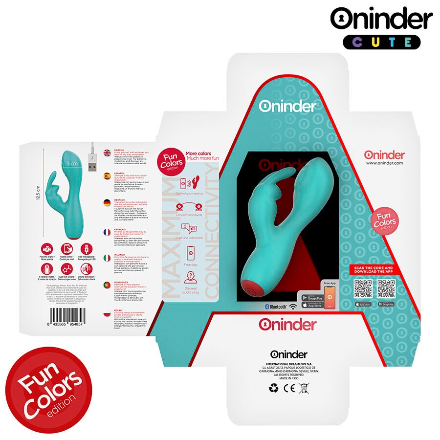 Oninder Cute - Love Bunny G-spot Clitoral Vibrator - Free Worldwide App ONINDER CUTE - LOVE BUNNY G-SPOT CLITORAL VIBRATOR - FREE WORLDWIDE APP