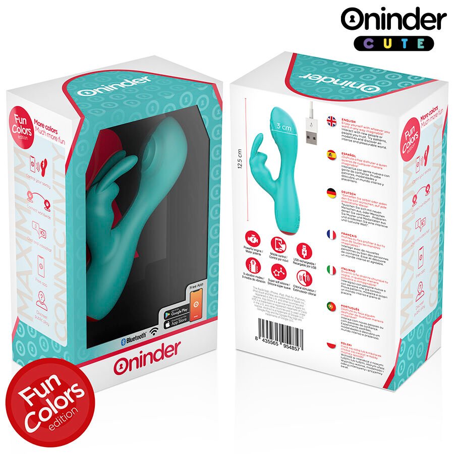 Oninder Cute - Love Bunny G-spot Clitoral Vibrator - Free Worldwide App ONINDER CUTE - LOVE BUNNY G-SPOT CLITORAL VIBRATOR - FREE WORLDWIDE APP
