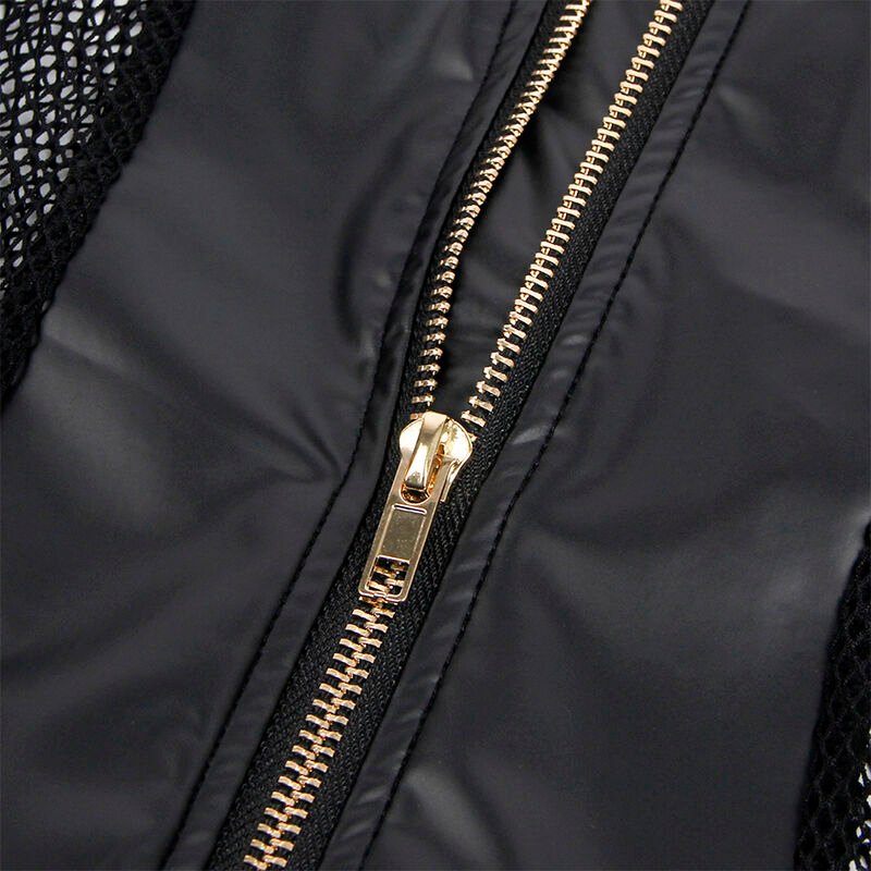 Subblime - 954451 Sexy Mesh Dress Leather Black L/xl SUBBLIME - 954451 SEXY MESH DRESS LEATHER BLACK L/XL