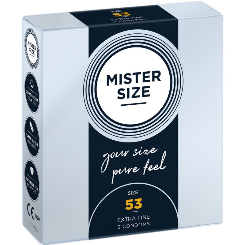 Buy Mister Size - Condom Size M 53 Mm (3 Units)