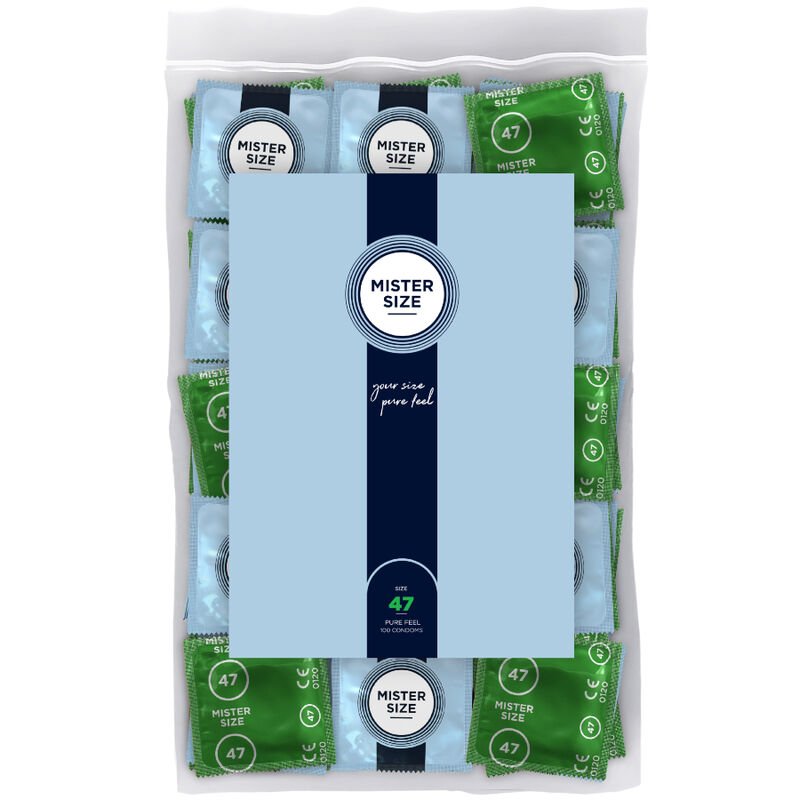 MISTER SIZE - CONDOM SIZE XS 47 MM (100 UNITS) MISTER SIZE
