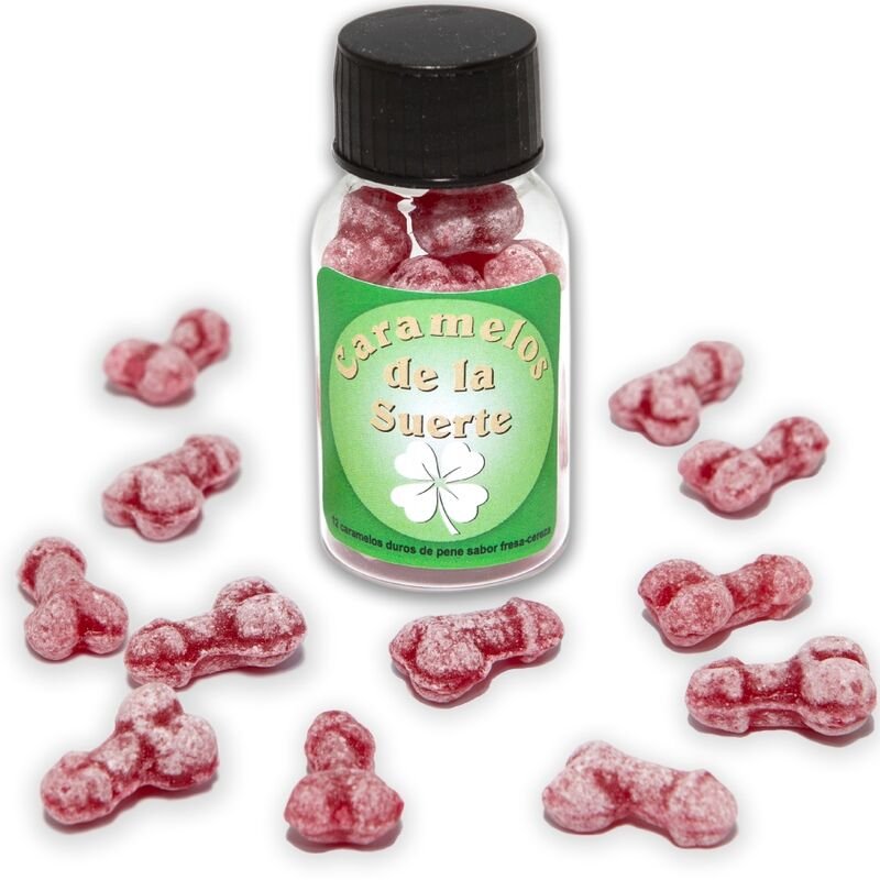 Buy Diablo Picante - 12 Penis-shaped Lucky Candies Strawberry/cherry