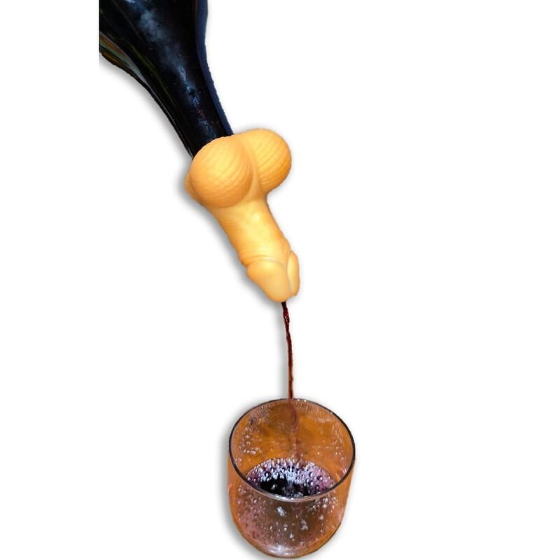 Buy Diablo Picante - Golden Penis Wine Decanter