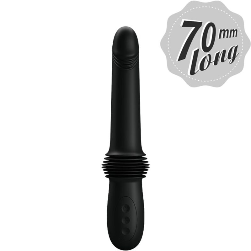 Buy Pretty Love - Pazuzu Vibrator 3 Thrust Modes Black