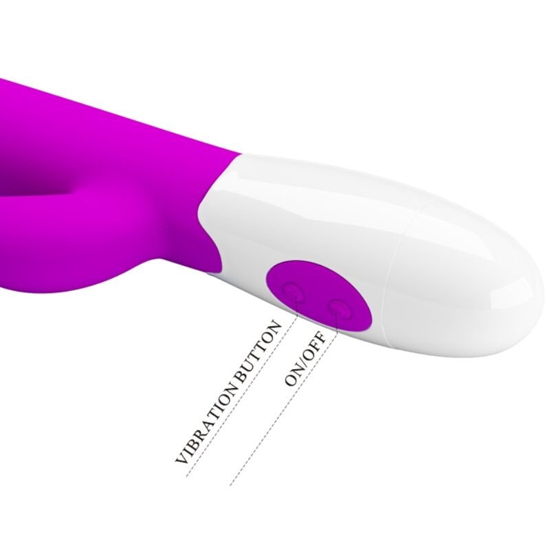 Pretty Love - Centaur Vibrator Rabbit 30 Vibration Modes Purple PRETTY LOVE - CENTAUR VIBRATOR RABBIT 30 VIBRATION MODES PURPLE