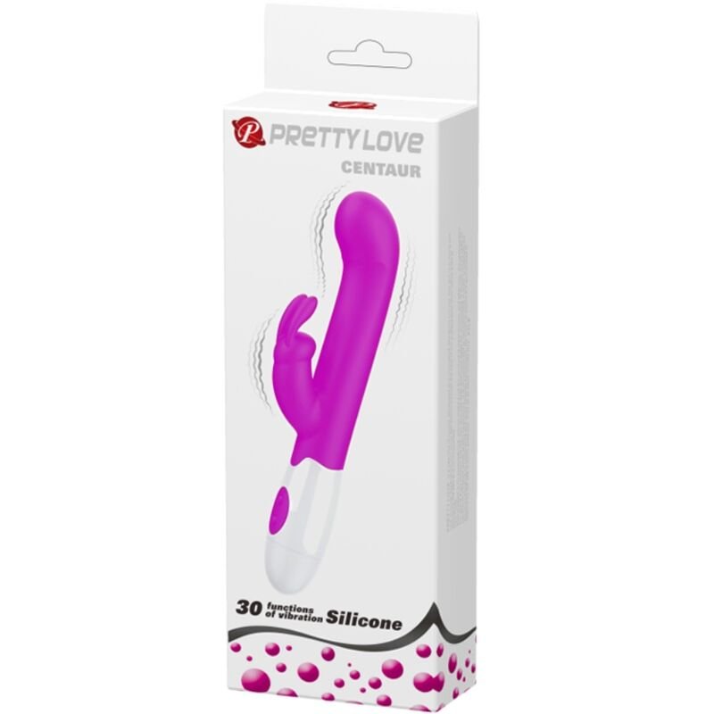 Pretty Love - Centaur Vibrator Rabbit 30 Vibration Modes Purple PRETTY LOVE - CENTAUR VIBRATOR RABBIT 30 VIBRATION MODES PURPLE