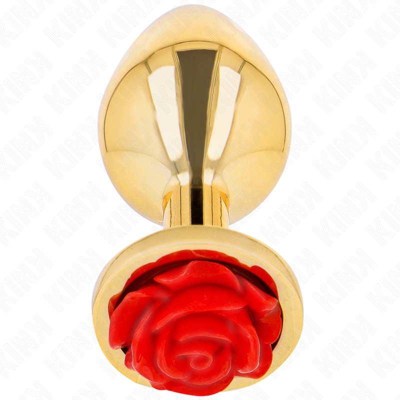 KINK -  PLUG ANAL GOLD ROSE RED SIZE S KINK PLEASURE PLUGS