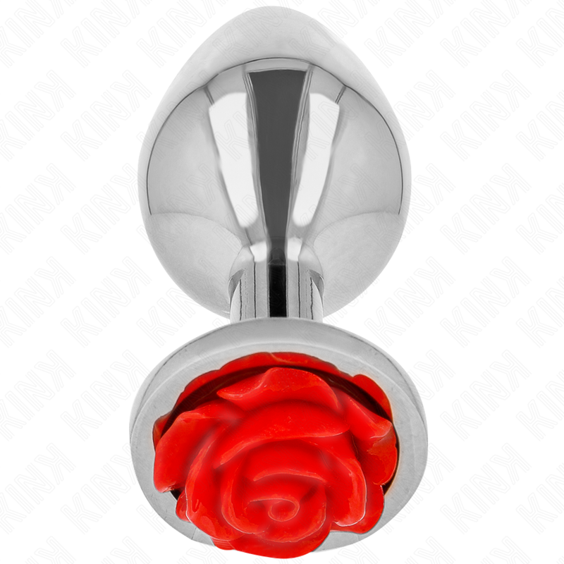 KINK - PLUG ANAL ROSE RED SIZE S KINK PLEASURE PLUGS