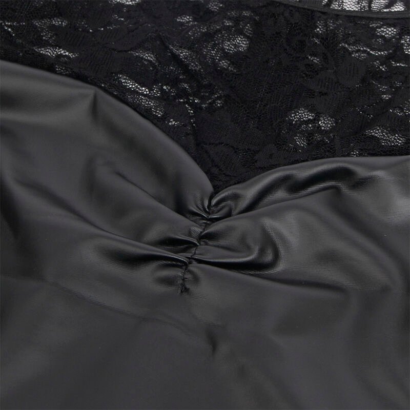 Subblime - 955595 Long Sleeve Dress With Black Lace S/m SUBBLIME - 955595 LONG SLEEVE DRESS WITH BLACK LACE S/M